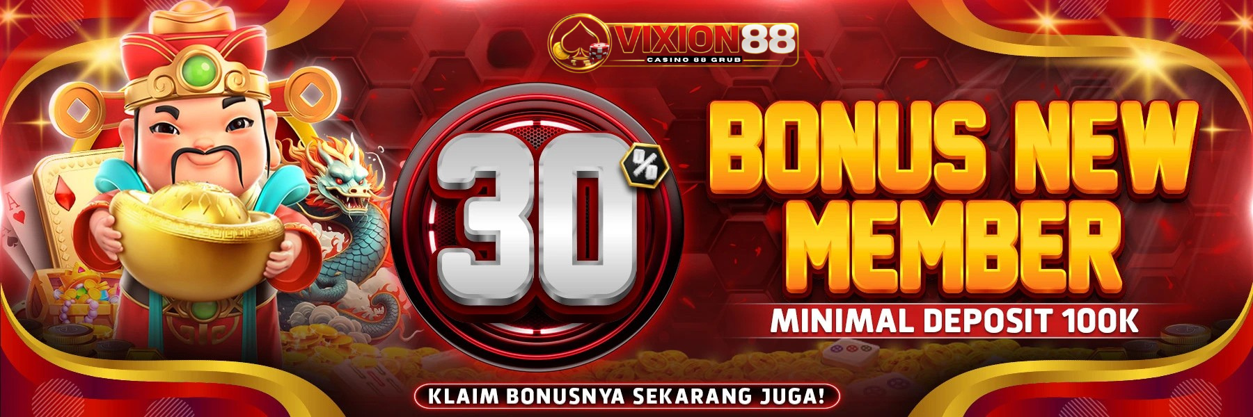 BONUS NEW MEMBER 30%