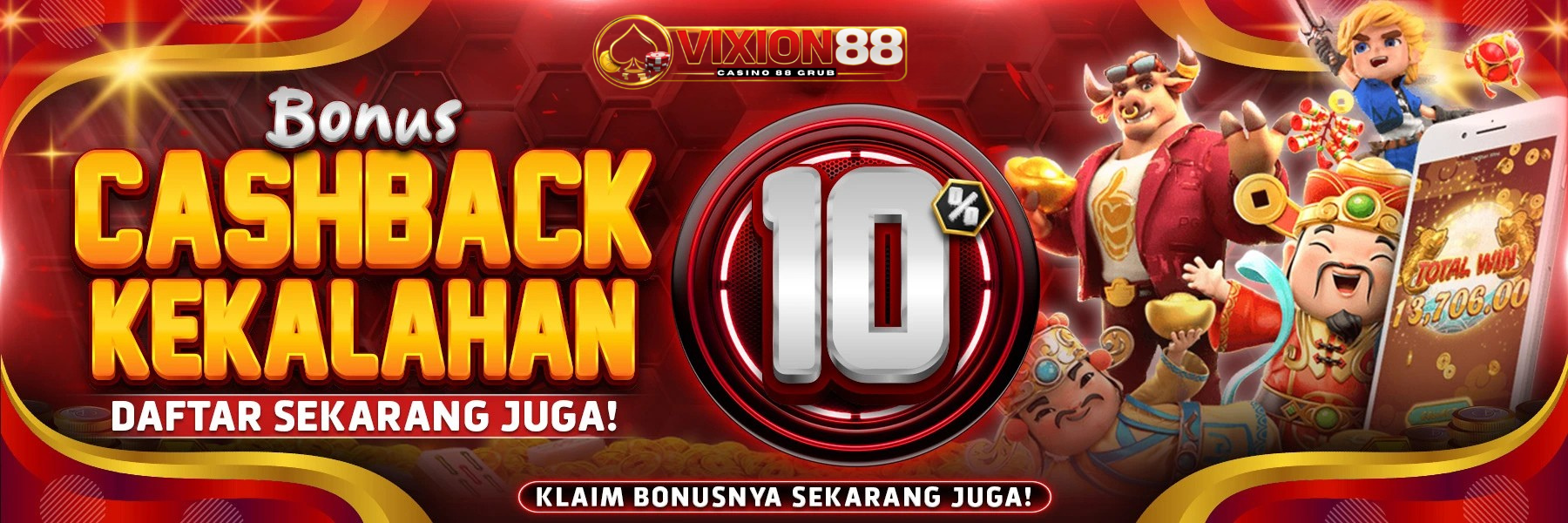 CASHBACK KEKALAHAN 10%