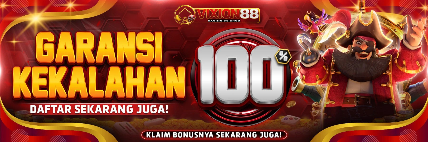 GARANSI KEKALAHAN 100%